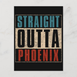 Cartão Postal Hetero Outta Phoenix Arizona AZ EUA