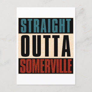Cartão Postal Hetero Outta Somerville Massachusetts MÃE