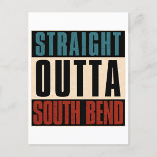 Cartão Postal Hetero Outta South Bend Indiana EM Indiana