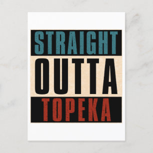 Cartão Postal Hetero Outta Topeka Kansas KS