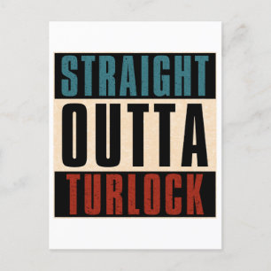 Cartão Postal Hetero Outta Turlock California CA