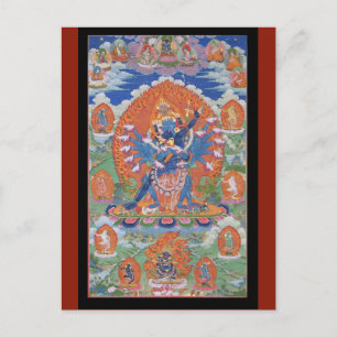 Cartão Postal Hevajra, Arte Budista Tibetana