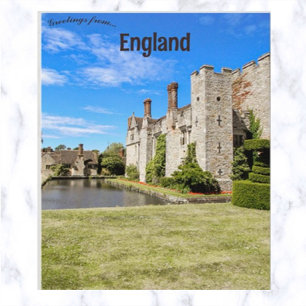 Cartão Postal Hever Castle e Gardens Edenbridge Inglaterra
