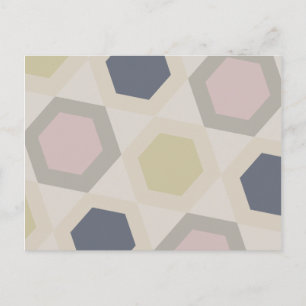 Cartão Postal Hexagon Bliss