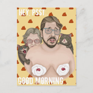 Cartão Postal Hey, Good Morning