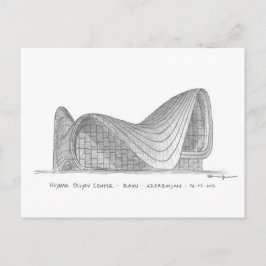Cartão Postal Heydar Aliyev Center, Baku, Azerbaijão