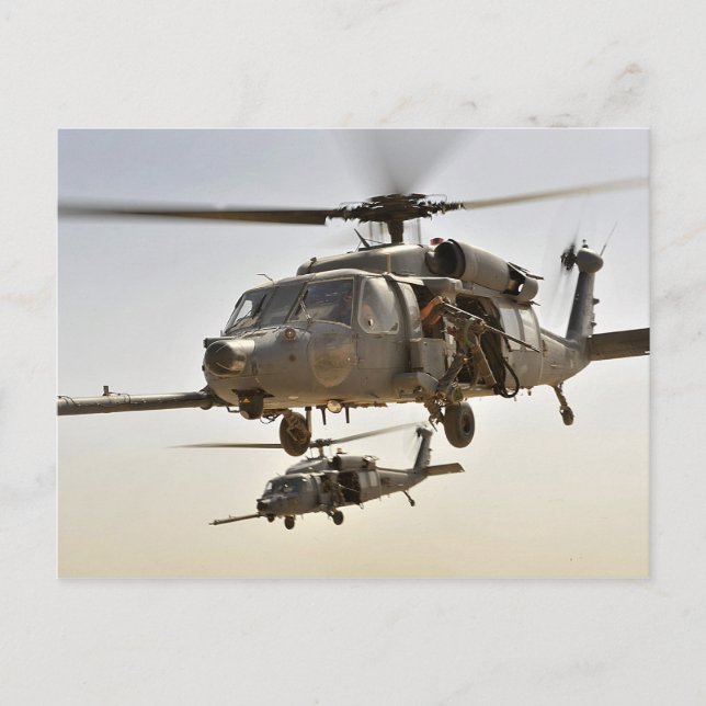 Cartão Postal HH-60 Pave Hawks (Frente)