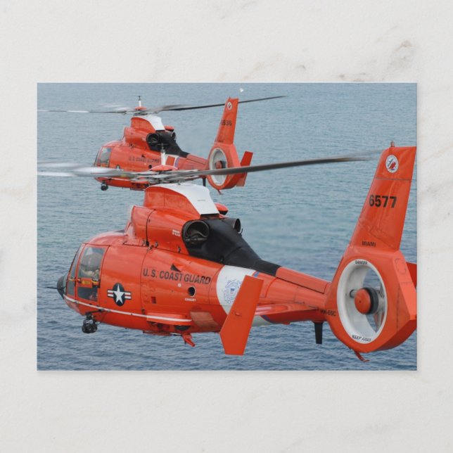 Cartão Postal HH-65 Golfinho (Frente)