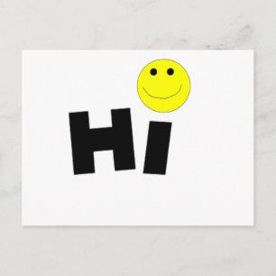 Cartão Postal Hi Face)