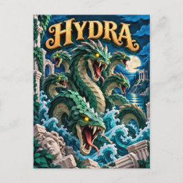 Cartão Postal Hidra, Monstro de Corte de Papel