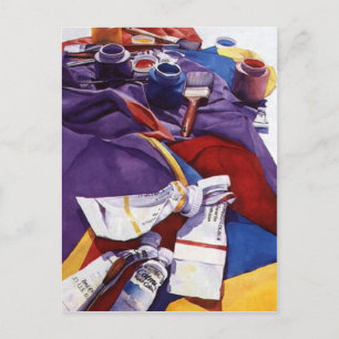 Cartão Postal "Hierarquia Espectral" Artistas Studio Watercolor