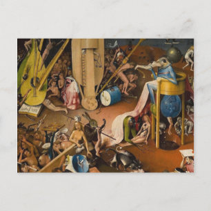 Cartão Postal Hieronymus Bosch - O Jardim do Inferno