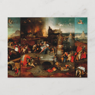 Cartão Postal Hieronymus Bosch - Tentação Do Santo Anthony