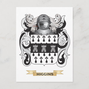 Cartão Postal Higgins Casaco de armas (Proteção para a Família)