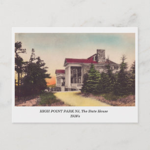 Cartão Postal High Point Park NJ, A Casa Estadual dos anos 1910