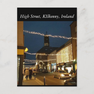 Cartão Postal High Street, Kilkenny. Irlanda