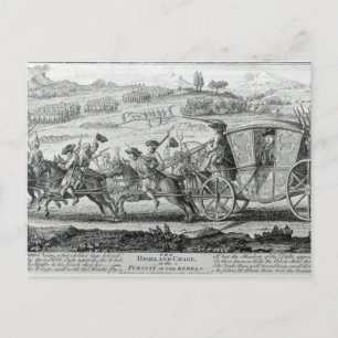 Cartão Postal Highland Chase, 21ruas, fevereiro de 1745