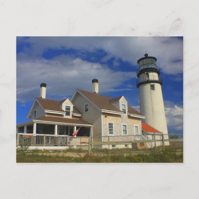 Cartão Postal Highland Lighthouse Cape Cod Truro MÃES (Frente)