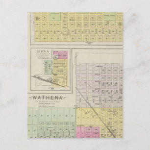 Cartão Postal Highland, Wathena, Eagle Primavera, Kansas