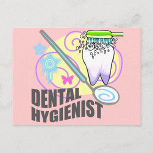 Cartão Postal Higienista dentária