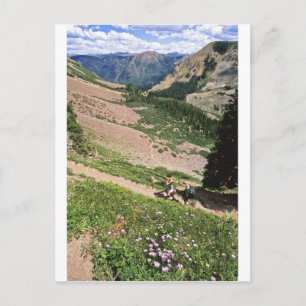 Cartão Postal Hikers em Rockies Aspen CO