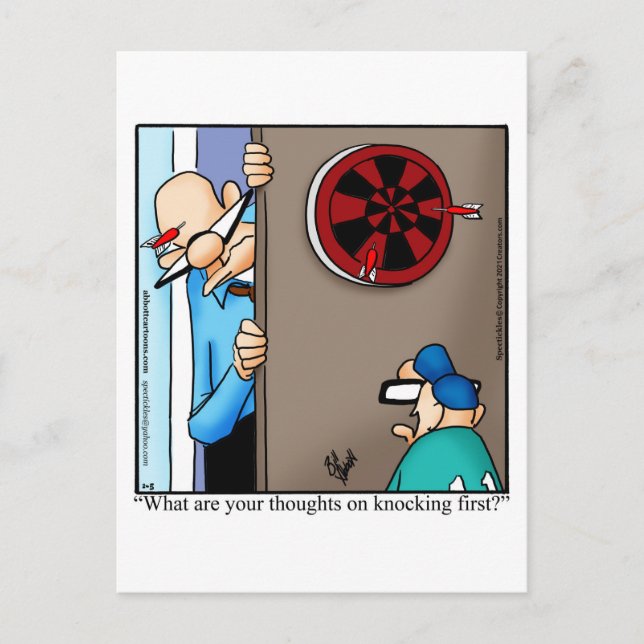 Cartão Postal Hilarious Só Por Cartaz De Raios (Frente)