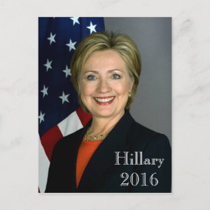 Cartão Postal Hillary 2016