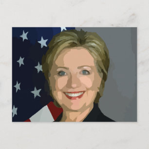 Cartão Postal hillary clinton