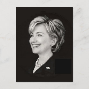 Cartão postal Hillary Clinton