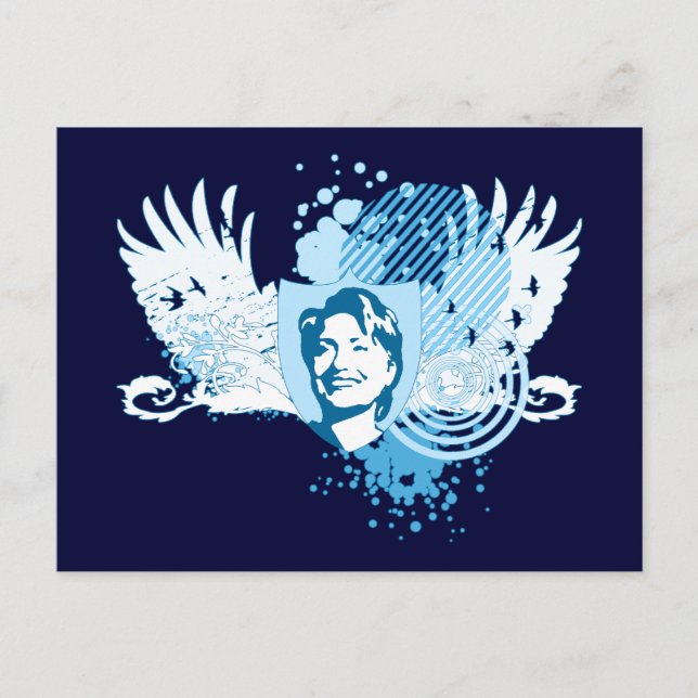 Cartão Postal hillary clinton 08. (Frente)