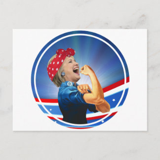 Cartão Postal Hillary Clinton 1rua Nominativa Presidencial