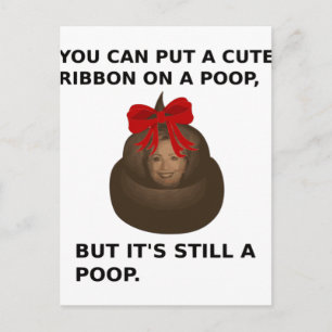 Cartão Postal Hillary Poop