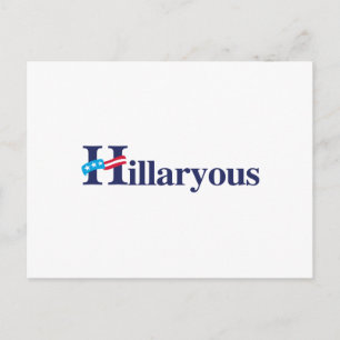 Cartão Postal Hillaryous Hillary