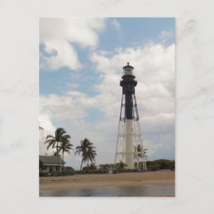 Cartão Postal Hillsboro Inlet Light Tower Personalizado