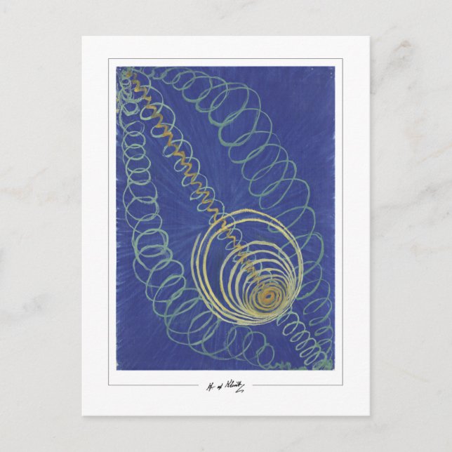 Cartão Postal Hilma af Klint #10 - Fine Art (Frente)