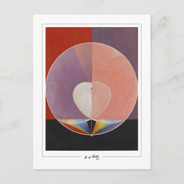 Cartão Postal Hilma af Klint #67 - Fine Art (Frente)