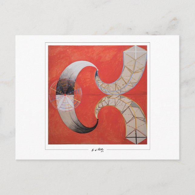 Cartão Postal Hilma af Klint #9 - Fine Art (Frente)