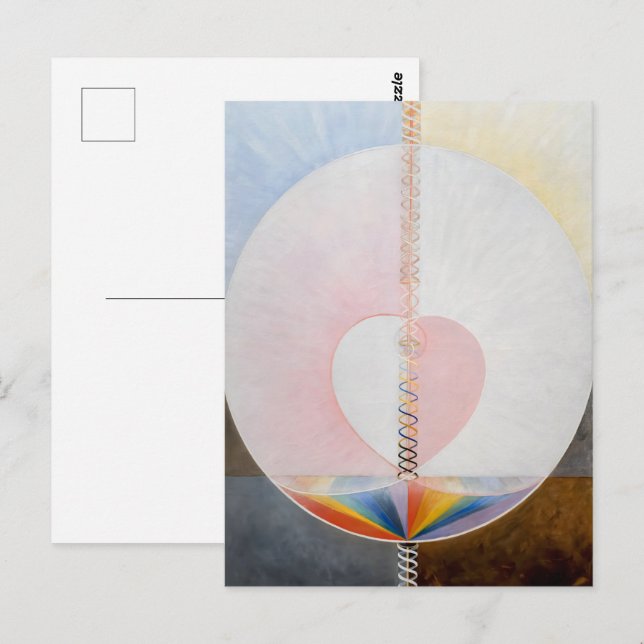 Cartão Postal Hilma af Klint - A Dove (Frente/Verso)