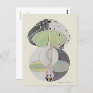 Cartão Postal Hilma af Klint - Árvore do Conhecimento, nº 5