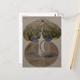 Cartão Postal Hilma Af Klint, Árvore Do Conhecimento N.º 2, Abst