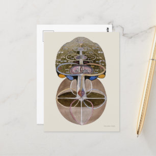 Cartão Postal Hilma af Klint - Árvore do Conhecimento, No. 1