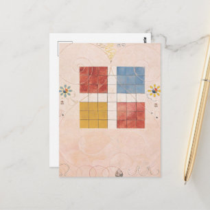 Cartão Postal Hilma Af Klint, Os Dez Maiores Nº10, Arte Abstrata