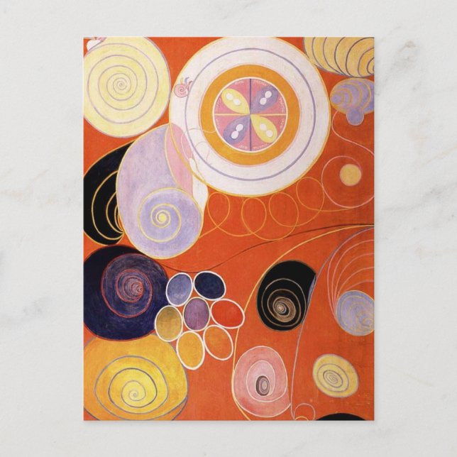 Cartão Postal Hilma af Klint - Os Dez Maiores, No.4 (Frente)