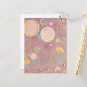 Cartão Postal Hilma Af Klint, Os Dez Maiores Sem8, Abstrato Art