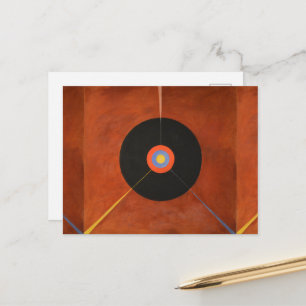 Cartão Postal Hilma Af Klint, The Swan No.18, Abstrato Art