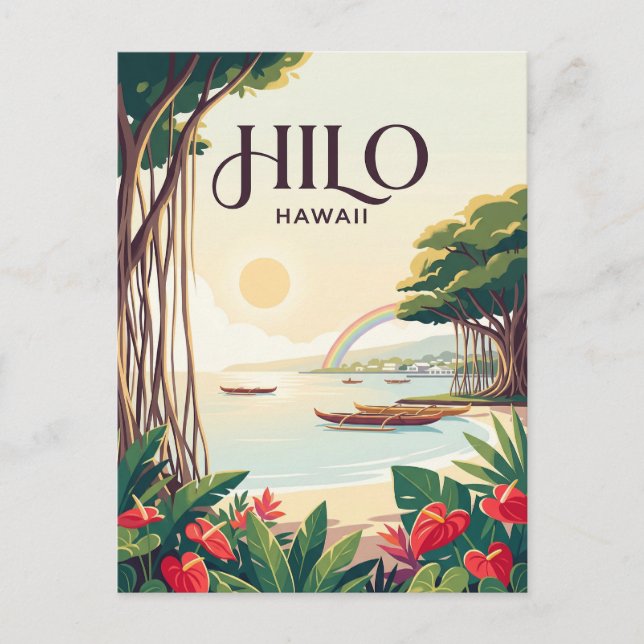 Cartão Postal Hilo EUA (Frente)