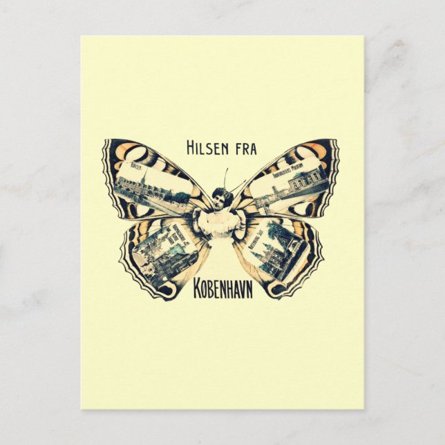 Cartão Postal Hilsen Fra Kobenhavn - Saudações de Copenhaga (Frente)