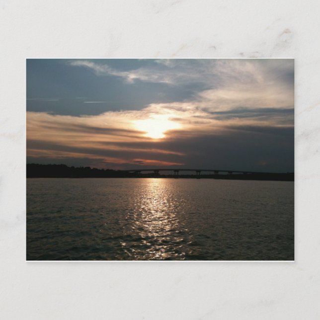 Cartão Postal Hilton Head Sunset (Frente)