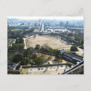 Cartão Postal Himeji, Japão (View from atop castle)