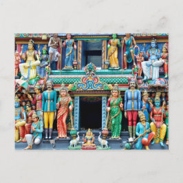 Cartão Postal Hindu Temple Little India Singapura
